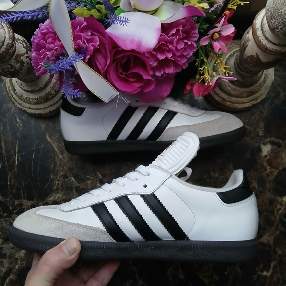 Adidas Samba White Black Sneakers 8 - Picture 8 of 12